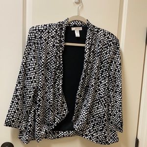 Lenard open front jacket- GUC